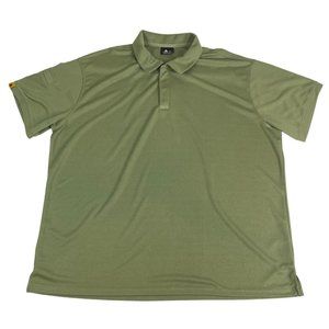 SR Men's Polo Shirt Short Sleeve 3XL Green 100% Polyester Collared Big Tall